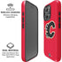 NHL Calgary Flames Solid Background iPhone 16 Pro Magsafe Impact Case